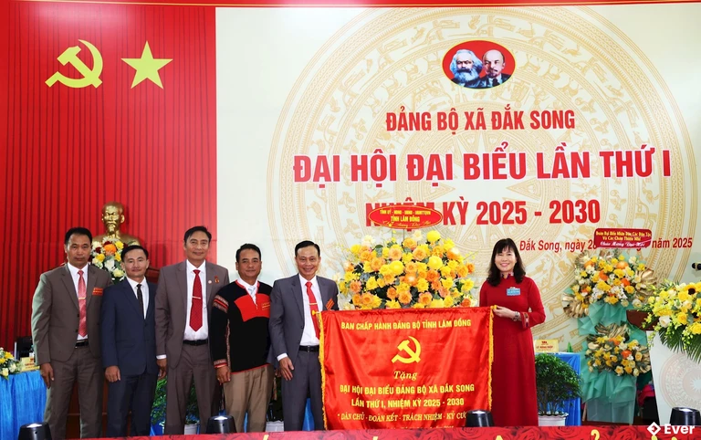 Xã Đắk Song tổ chức đại hội đại biểu lần thứ I, nhiệm kỳ 2025 - 2030