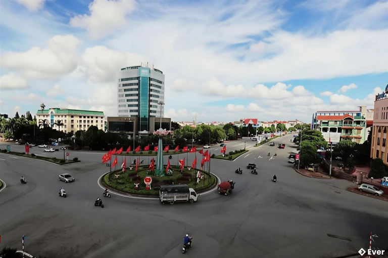 Xã Đông Quan nhìn từ trên cao