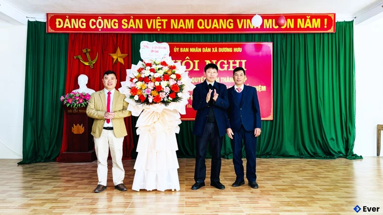 Xã Dương Hưu tổng kết hội nghị, triển khai nhiệm vụ mới 2026