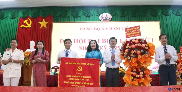 Xã Hàm Liêm tổ chức đại hội đại biểu lần thứ I, nhiệm kỳ 2025 - 2030