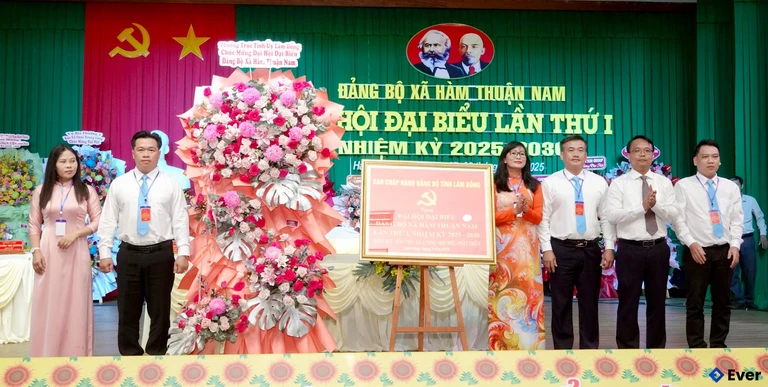 Xã Hàm Thuận Nam tổ chức đại hội đại biểu lần thứ I, nhiệm kỳ 2025 - 2030