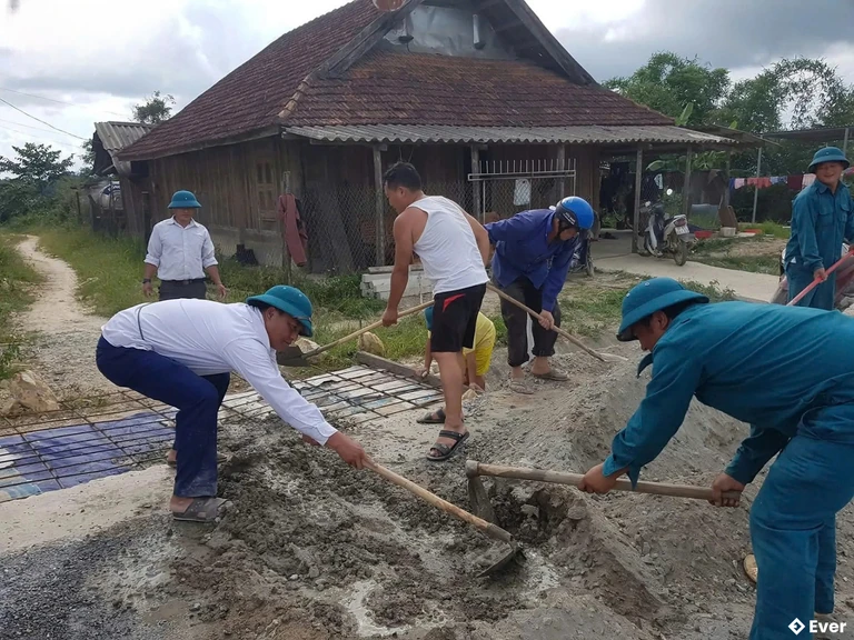 Xã Huồi Tụ lấy xây dựng nông thôn làm nền tảng phát triển