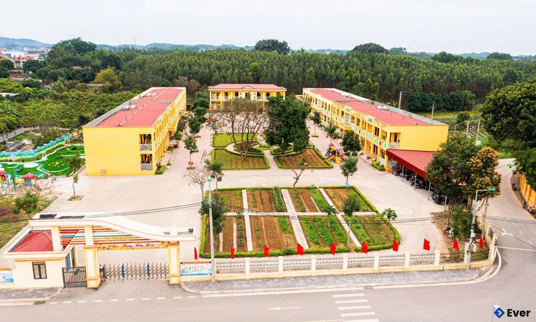 Xã Kép quan tâm đầu tư cơ sở vật chất trường học