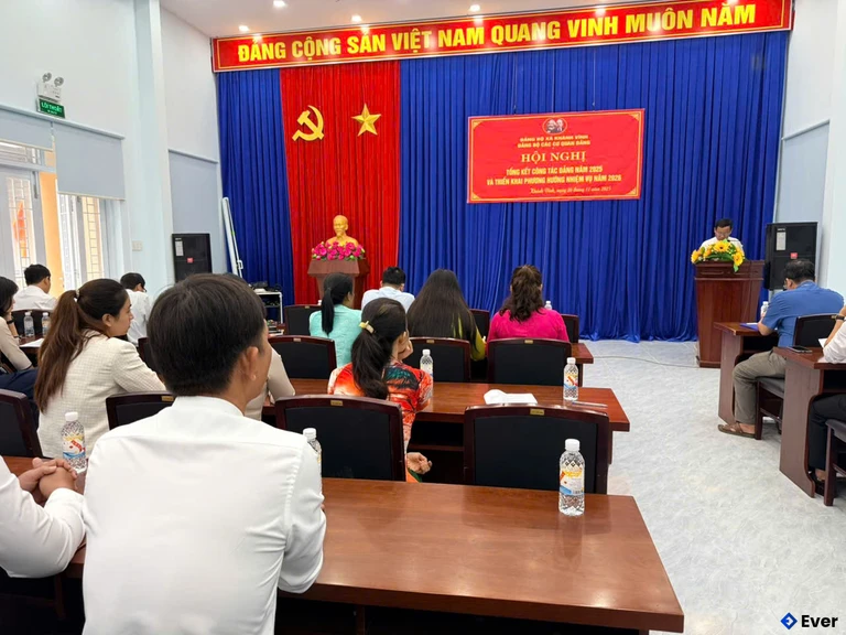 Xã Khánh Vĩnh tổ chức hội nghị tổng kết 2025, triển khai nhiệm vụ 2026