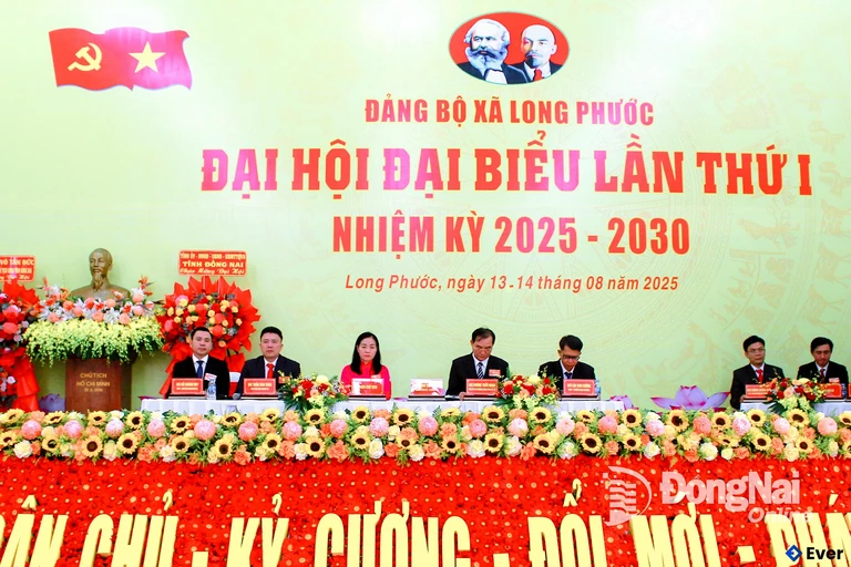 Xã Long Phước tổ chức đại hội đại biểu lần thứ I, nhiệm kỳ 2025 - 2030