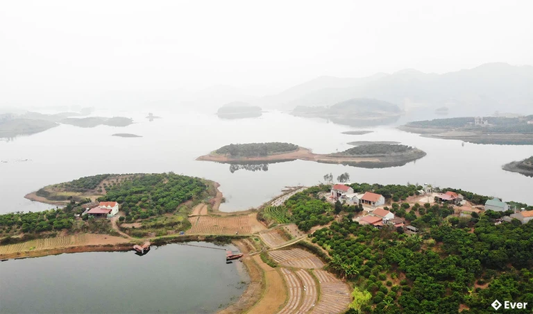 Xã Lục Ngạn phân vùng trung tâm sinh thái, cộng đồng, xây dựng không gian xanh.