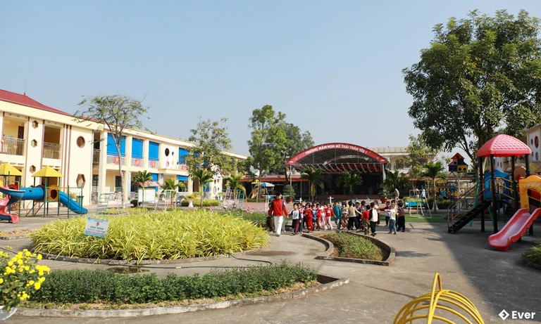 Xã Mỹ Thái chú trọng đầu tư hạ tầng ở trường học