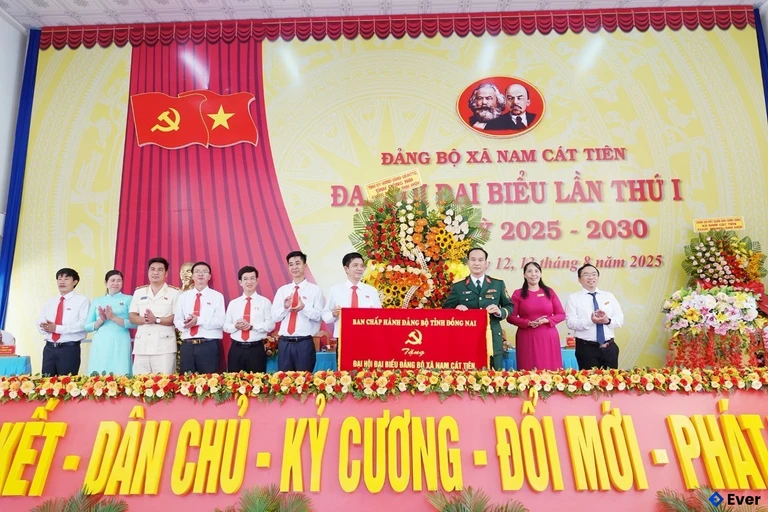 Xã Nam Cát Tiên tổ chức đại hội lần thứ I, nhiệm kỳ 2025 - 2030