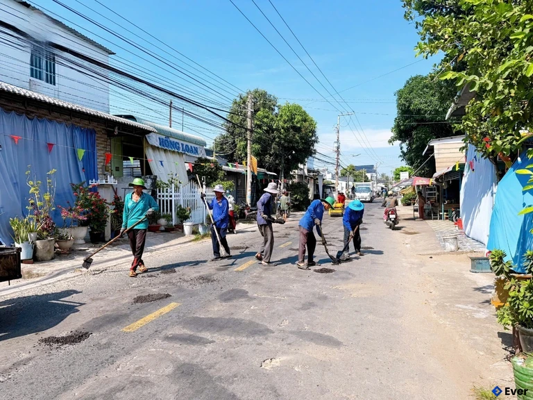 Xã Phú Lâm, An Giang tập trung ưu tiên mở rộng và nâng cấp hệ thống giao thông nông thôn