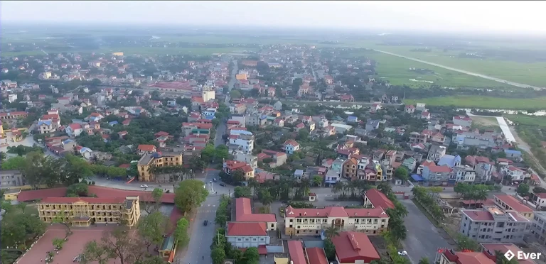 Xã Phú Thái nhìn từ trên cao