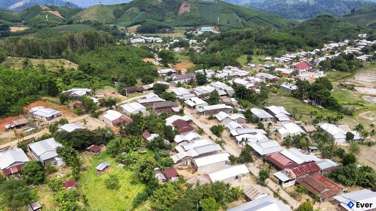 Xã Phước Chánh sau sáp nhập nhìn từ trên cao