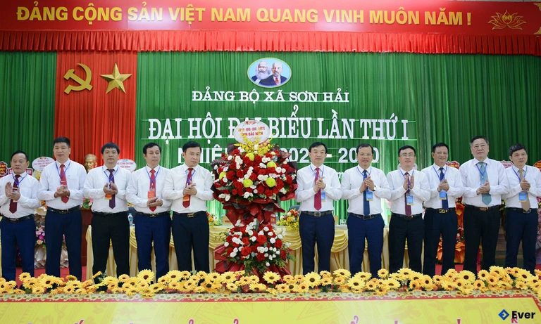 Xã Sơn Hải tổ chức đại hội đại biểu lần thứ I, nhiệm kỳ 2025 - 2030.