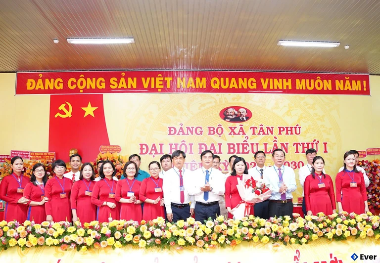 Xã Tân Phú tổ chức đại hội đại biểu lần thứ I, nhiệm kỳ 2025 - 2030