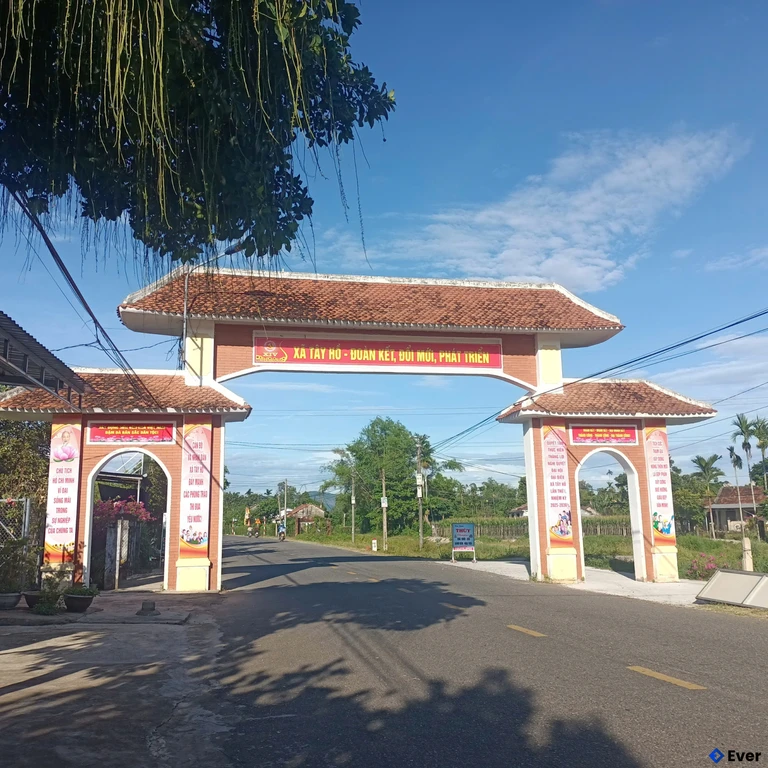 Xã Tây Hồ mới sau sáp nhập