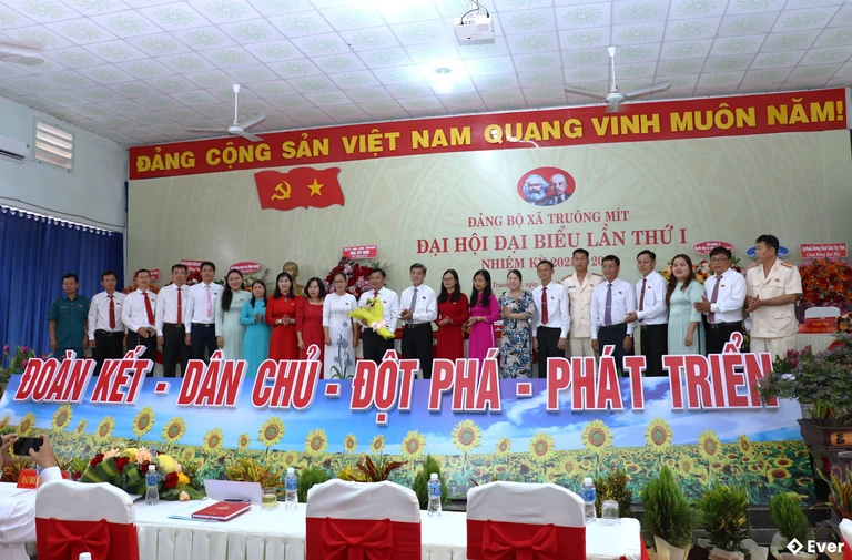 Xã Truông Mít tổ chức đại hội đại biểu lần thứ I, nhiệm kỳ 2025 - 2030