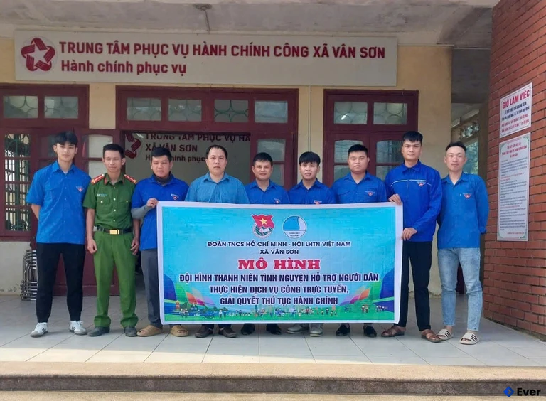 Xã Vân Sơn chủ trương chiến dịch thanh niên tình nguyện, hỗ trợ người dân
