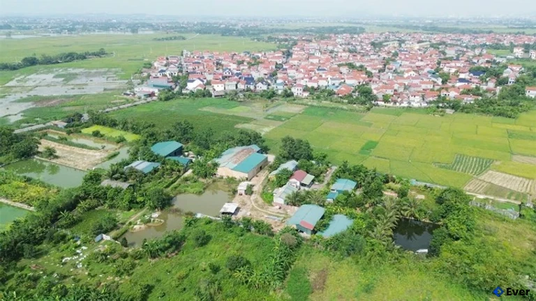 Xã Vĩnh An nhìn từ trên cao