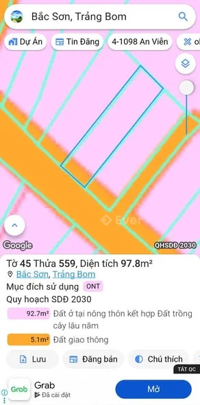 LÔ ĐẤT VÀNG LỌT KHE DUY NHẤT – BẮC SƠN, TRẢNG BOM