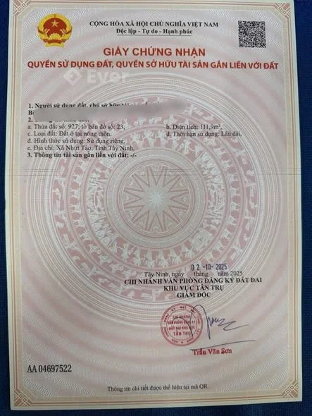 THỔ CƯ GIÁ RẺ, NỀN SẴN CAO RÁO. LẠC TẤN- TÂN TRỤ.