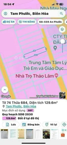 Gần biệt thự bác Hùng râu Tam Phước Biên hoà đồng Nai
