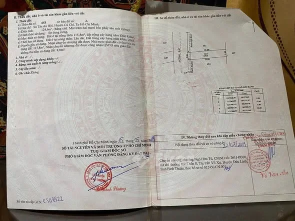 Đất Xã Tân An Hội , Củ Chi . TPHCM Diện Tích : 5 x 25 full thổ cư Vị trí : Mặt tiền đường 387