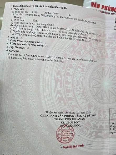 HÀNG HIẾM.• ĐẤT MẶT TIỀN LÁI THIÊU 50 - P.LÁI THIÊU