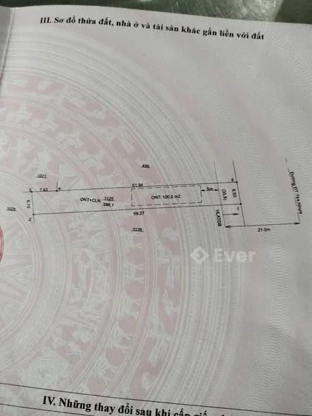 BÁN ĐẤT MẶT TIỀN DT744 – AN TÂY, BẾN CÁT