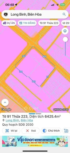 Giá chốt nhanh bằng 50% giá khu vực 40-45 trm2