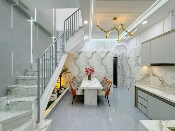 B@‘n nhà mới 4.5x14m Đường Hoàng trọng Mậu sát Khu VIP Himlam trung tâm Q7 cách Lotte chỉ vài trăm m