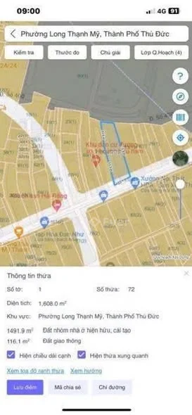 bán đất full thổ cư. Bán gấp đất Mặt tiền đường Số 1 -