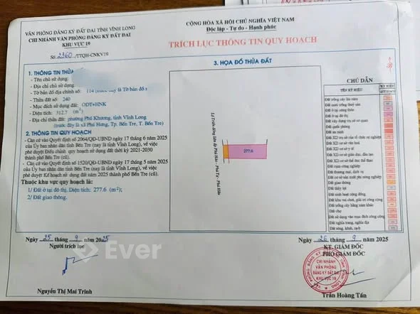 BÁN ĐẤT PHƯỜNG PHÚ KHƯƠNG, BẾN TRE _ VĨNH LONG.( Gần sân banh Phú Hưng)