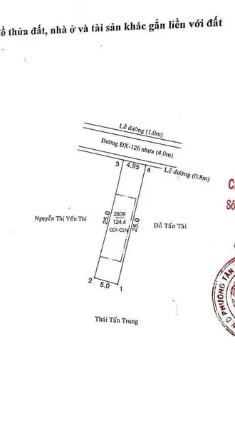 Nhà mặt tiền Đx-126, P. Tân An, Thủ Dầu Một. Cách chợ Bến Thế 300m