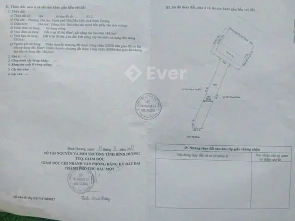 Bán đất mặt tiền Nguyễn Chí Thanh, P. Tân An, Thủ Dầu Một