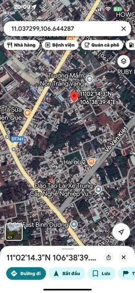 Bán đất mặt tiền DX68, P. Định Hoà, Thủ Dầu Một, Bình Dương (cũ)