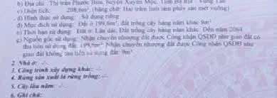 Bán nhà 6 phòng trọ cho thuê gần Bách Hóa Xanh Thị Trấn Phước Bửu