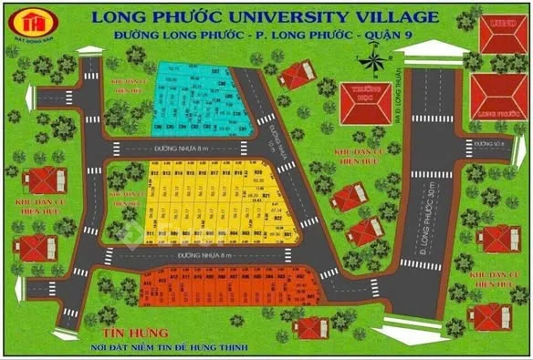 Đất Tín Hưng Q9 Vị trí Vip đối diện Chợ, Ký Túc Xá Đại Học Luật