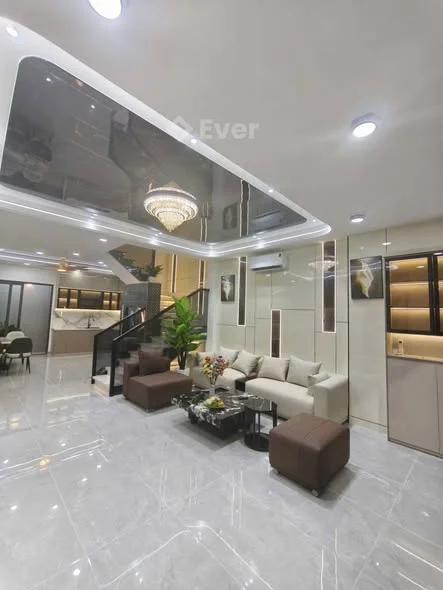 NHÀ XÂY MỚI 100% HẺM XE HƠI NGANG 5m PHAN HUY ÍCH GẦN EMART2