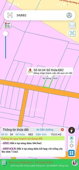 Chủ Bán Nhanh lô sổ riêng thổ cư mt đường nhựa Tây Hoà Trảng Bom