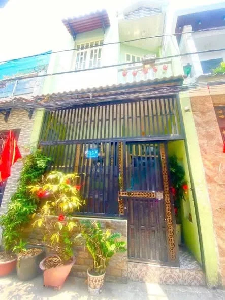 NHÀ 2 TẦNG XÂY DỰNG FULL -44M2 - HẺM XE HƠI - THÔNG TỨ TUNG -