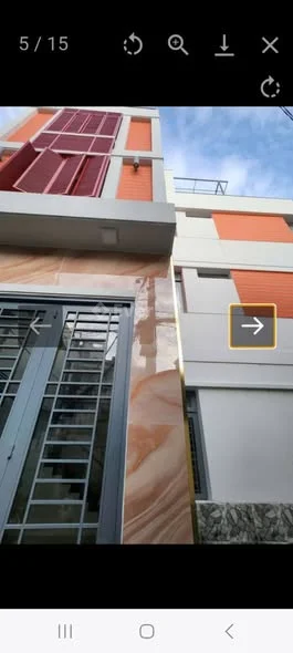 + Hẻm xe hơi, 46m2, 4 lầu, ngang 3.7m nở hậu 6m, 4 phòng ngủ.