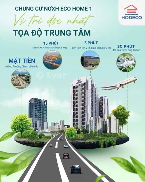 Sở hữu “NHÀ THÀNH PHỐ” cùng Eco Home 1 Phú Mỹ!