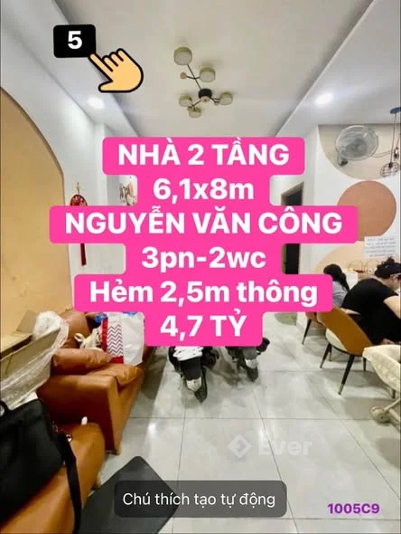 Căn Nhà Đẹp Phân Khúc 4-5 Tỷ Tại Gò Vấp