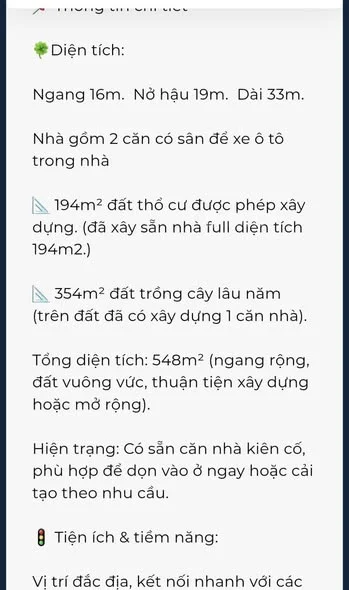 Giảm thêm 400triệu. Giá tốt Mô tả:: MT đường 12m...Tân Phú Trung ..Củ Chi.