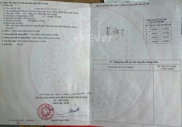 Bán 1 sào lúa Phường Hàm Thắng,tỉnh Lâm Đồng. Mặt tiền đường bê tông ô tô