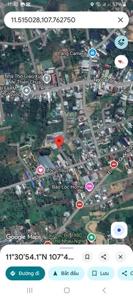 Đất Hẻm NGÔ TẤT TỐ - Lộc Châu.phường 3 Bảo Lộc Diện tích 10 x 30 có 200m² thổ cư