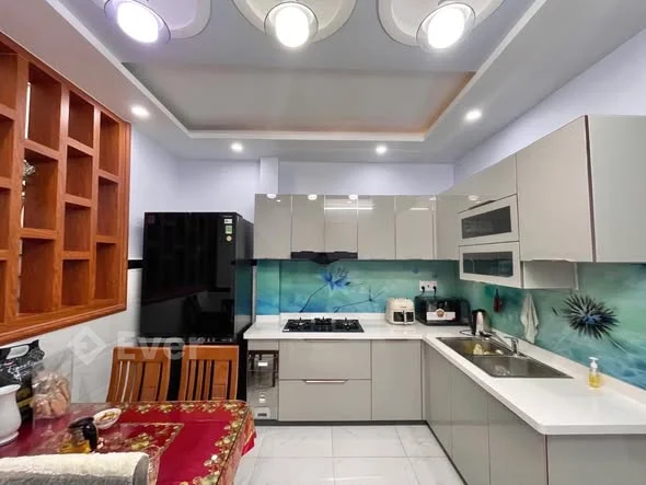 NGÃ 3 LÊ VĂN THỌ – QUANG TRUNG1 trệt 1 lầu, 45m², 2PN, 2WC, giếng trời thoáng