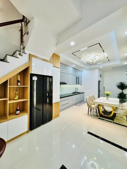 NHÀ 4 TẦNG KIÊN CỐ – XE HƠI VÀO TẬN NHÀ – 65M2 - FULL NỘI THẤT – P8 - GÒ VẤP