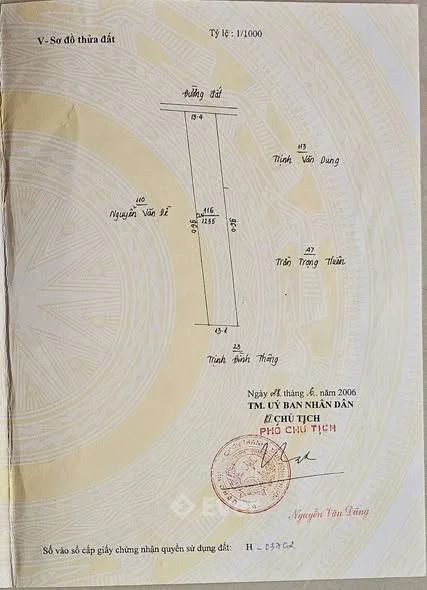 Cần bán lô đất Tại ấp 6 xã minh long. Chơn thành. Bình phước