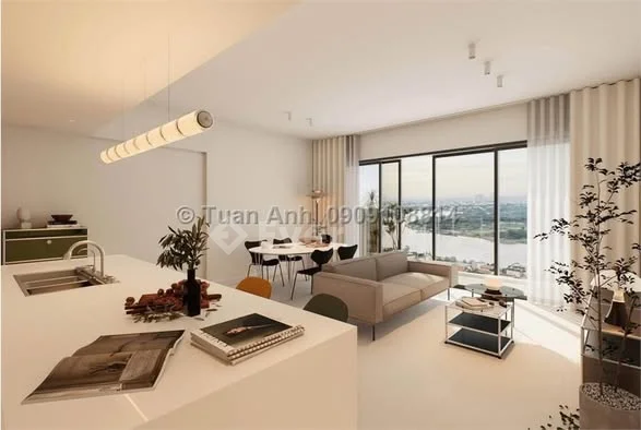 Gateway Thảo Điền – 2PN 99m² cho thuê, full nội thất – view sông [English below]