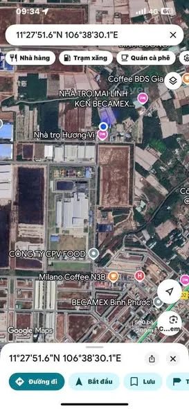 5met MT đường 32 Minh Thành, Cách cổng số 4 kcn Becamex chỉ 250mDT: 5 x 38m, thổ cư 100m2